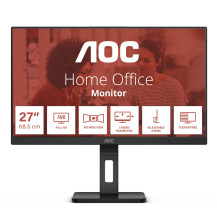 MONITOR AOC LED 27'' Wide 27E3QAF IPS 1920x1080 4ms 300cd/mq 1.300:1 2x2W MM Reg.H PIVOT HDMI DP 27E3QAF AOC