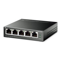 SWITCH TP-LINK TL-SG105PE 5P GIGABIT DESKTOP 10/100/1000Mbps RJ45 4P POE+, 802.3at/af, 65W PoE Power TL-SG105PE TP-LINK