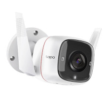 TELECAMERA TP-LINK Outdoor Tapo TC65 Wi-Fi/Ethernet 3MP,2.4GHz,2T2R, Vis Nott 25mt,Audio bidirez,contr Vocal, Allarme integrato 