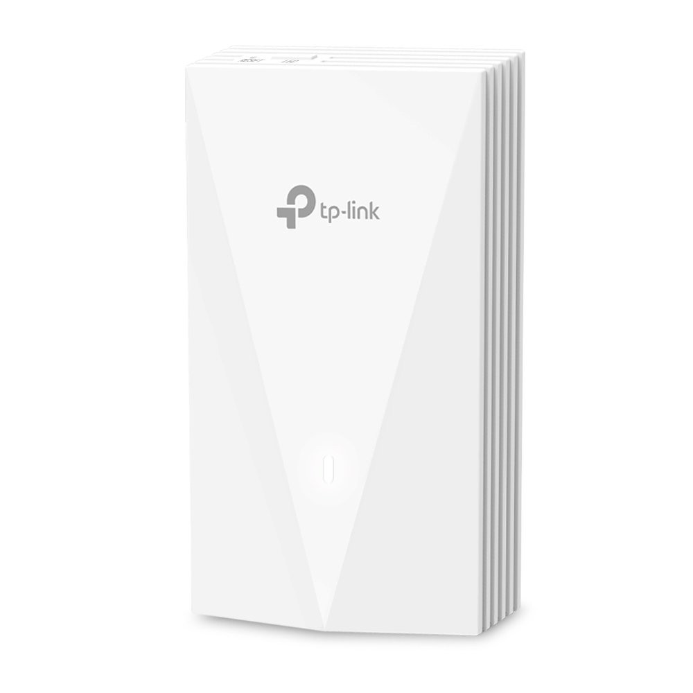 ACCESS POINT WIRELESS TP-LINK OMADA EAP655-Wall GIGABIT AX3000 Wi-Fi 6 Wall-Plate Dual-Band 4P GIGABIT ,802.3AF/AT POE, MU-MIMO 