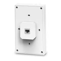 ACCESS POINT WIRELESS TP-LINK OMADA EAP655-Wall GIGABIT AX3000 Wi-Fi 6 Wall-Plate Dual-Band 4P GIGABIT ,802.3AF/AT POE, MU-MIMO 