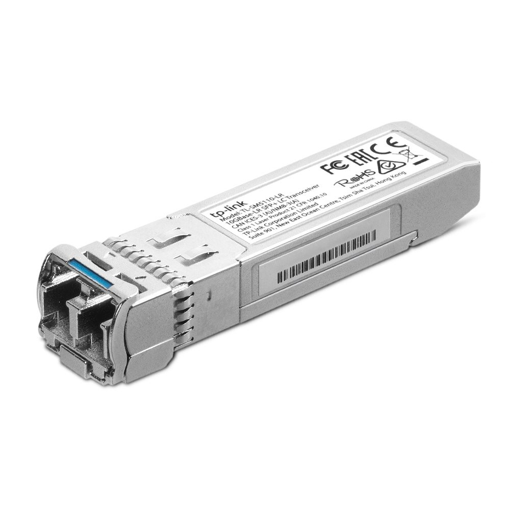 FIBER CONVERTER TP-LINK SM5110-LR 10Gbase-LR SFP+ LC Transceiver, 1310nm Single-mode, LC Duplex Connector,Up to 10Km Distance SM
