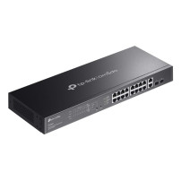SWITCH TP-LINK OMADA ES220GMP 16P PoE+ LAN GIGABIT 10/100/1000Mbps RJ45 +2P UPLINK RJ45+2P SFP Budget 250W Easy Managed Switch E