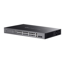 SWITCH TP-LINK OMADA ES228GMP 24P PoE+ GIGABIT 10/100/1000Mbps RJ45+2P GIGABIT NO PoE+2P SFP Budget 384W Easy Managed Switch ES2