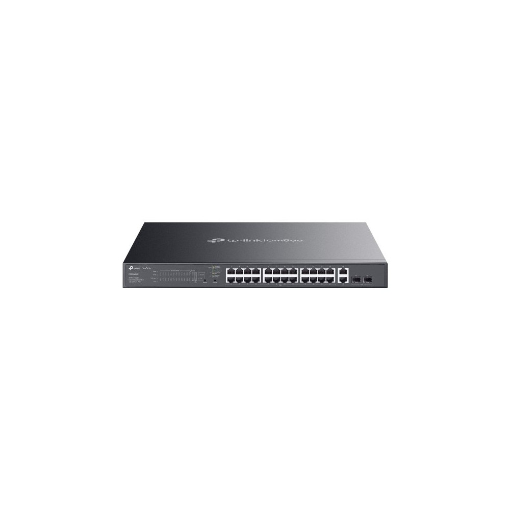 SWITCH TP-LINK OMADA ES228GMP 24P PoE+ GIGABIT 10/100/1000Mbps RJ45+2P GIGABIT NO PoE+2P SFP Budget 384W Easy Managed Switch ES2
