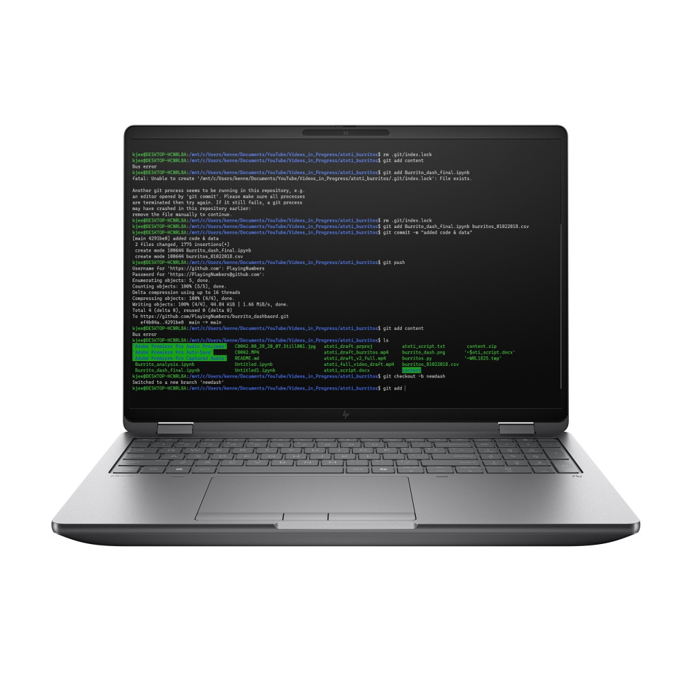 WORKSTATION MOBILE HP ZBOOK FURY 16G1i D4SX5ET 16" Ultra 7 255HX 32GB SSD1TB NVIDIA Pro RTX Pro 3000 12GB 3Y Offsite W11P D4SX5E