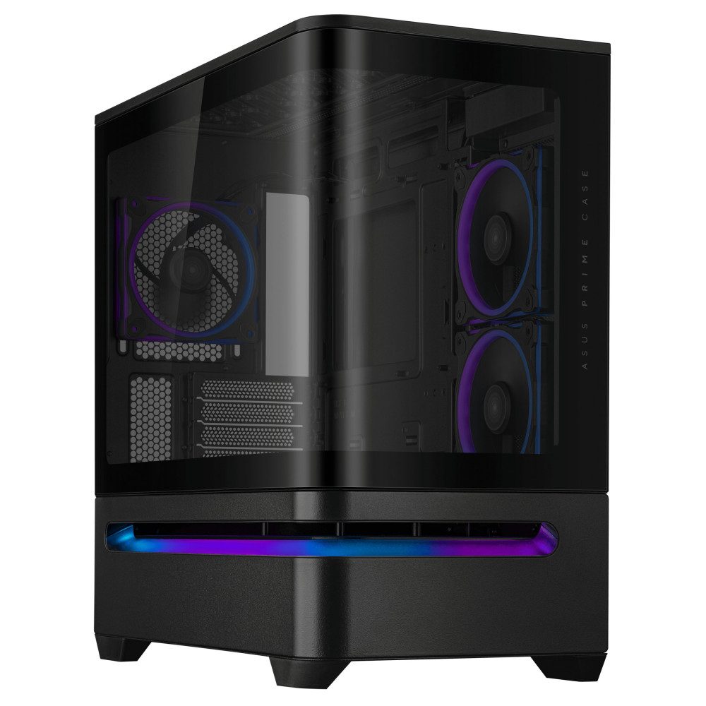 CASE M.TOWER ASUS PRIME AP202 TG ARGB BLACK, SIDE PANNEL CURVO TRASP - NERO 90DC00P0-B19000 ASUS