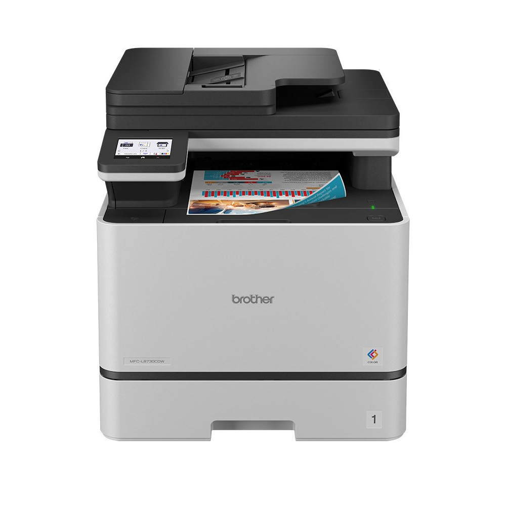 MULTIFUNZIONE BROTHER LASER COLORE A4 MFC-L8730CDW 31PPM ADF DUPLEX WiFi MFCL8730CDWRE1 BROTHER