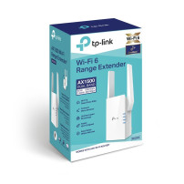WI-FI 6 RANGE EXTENDER TP-LINK RE-505X AX1500 300 Mbps a 2.4GHz+1201 Mbps a5GHz,  External Antennas, 1P Gigabit RE505X TP-LINK