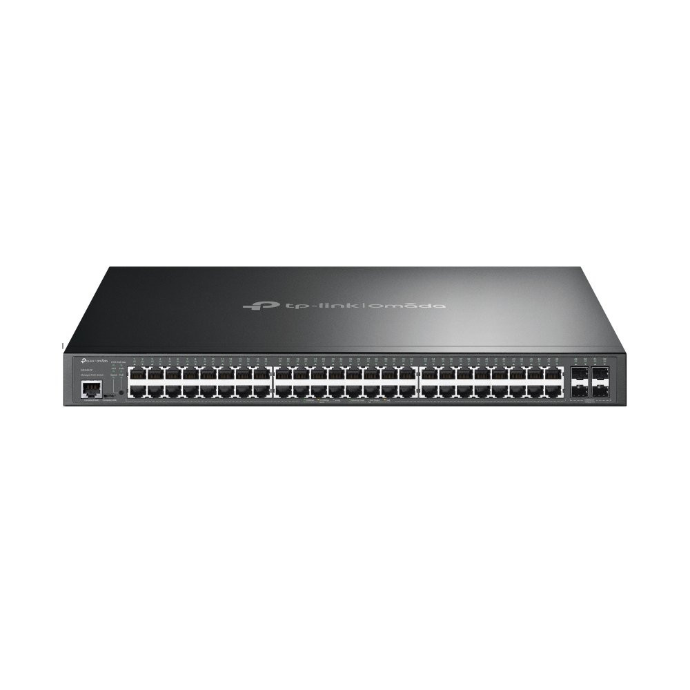 Switch TP-LINK TL-SG3452P Managed L2+ con 48 Porte Gigabit PoE+ e 4 Slot SFP-104 Gbps- Rack Mountable- SG3452P TP-LINK