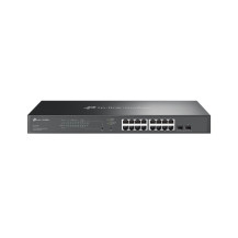 SWITCH TP-LINK SG2218P - 18-Port Gigabit Smart Switch with 16-Port PoE+, 16× Gigabit RJ45 Ports, 2× Gigabit SFP Slots SG2218P TP