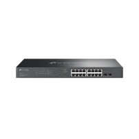 SWITCH TP-LINK SG2218P - 18-Port Gigabit Smart Switch with 16-Port PoE+, 16× Gigabit RJ45 Ports, 2× Gigabit SFP Slots SG2218P TP