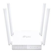 Router Tp-Link Archer C24-AC750 Dual Band Wi-Fi Router, 300 Mbps at 2.4 GHz +433 Mbps 5 GHz-1×10/100M WAN Port,4×10/100M LAN P. 