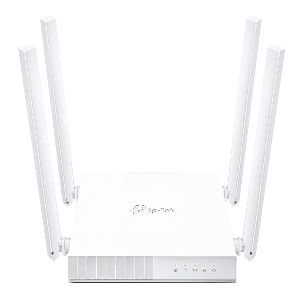 Router Tp-Link Archer C24-AC750 Dual Band Wi-Fi Router, 300 Mbps at 2.4 GHz +433 Mbps 5 GHz-1×10/100M WAN Port,4×10/100M LAN P. 