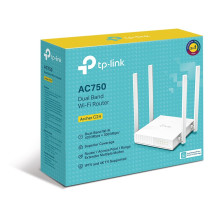 Router Tp-Link Archer C24-AC750 Dual Band Wi-Fi Router, 300 Mbps at 2.4 GHz +433 Mbps 5 GHz-1×10/100M WAN Port,4×10/100M LAN P. 