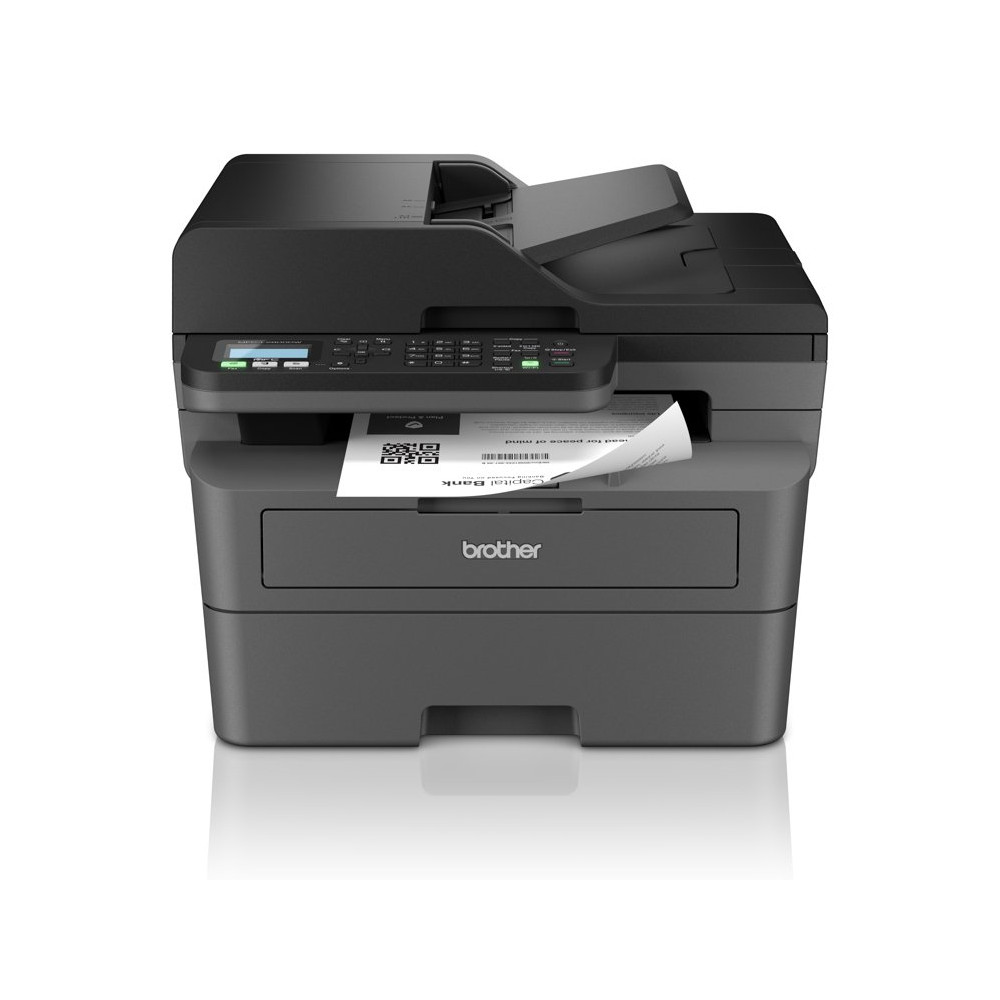 MULTIFUNZIONE BROTHER LASER MFC-L2800DW A4 32PPM 128MB 250FF FAX ADF DUPLEX LAN USB2.0 WiFi MFCL2800DWRE1 BROTHER