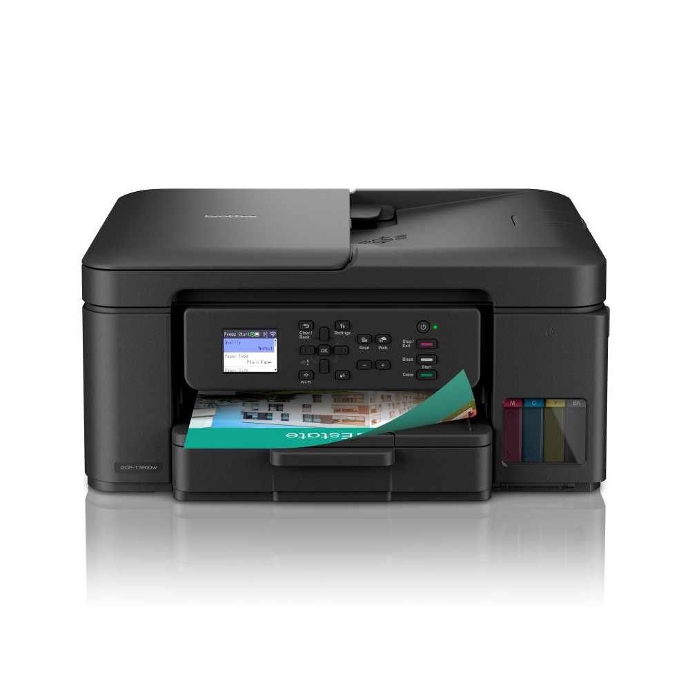 MULTIFUNZIONE BROTHER INK DCPT780DW A4 16ipm 1x150 ADF F/R in Stampa USB WiFi LCD 4,5 DCPT780DWRE1 BROTHER