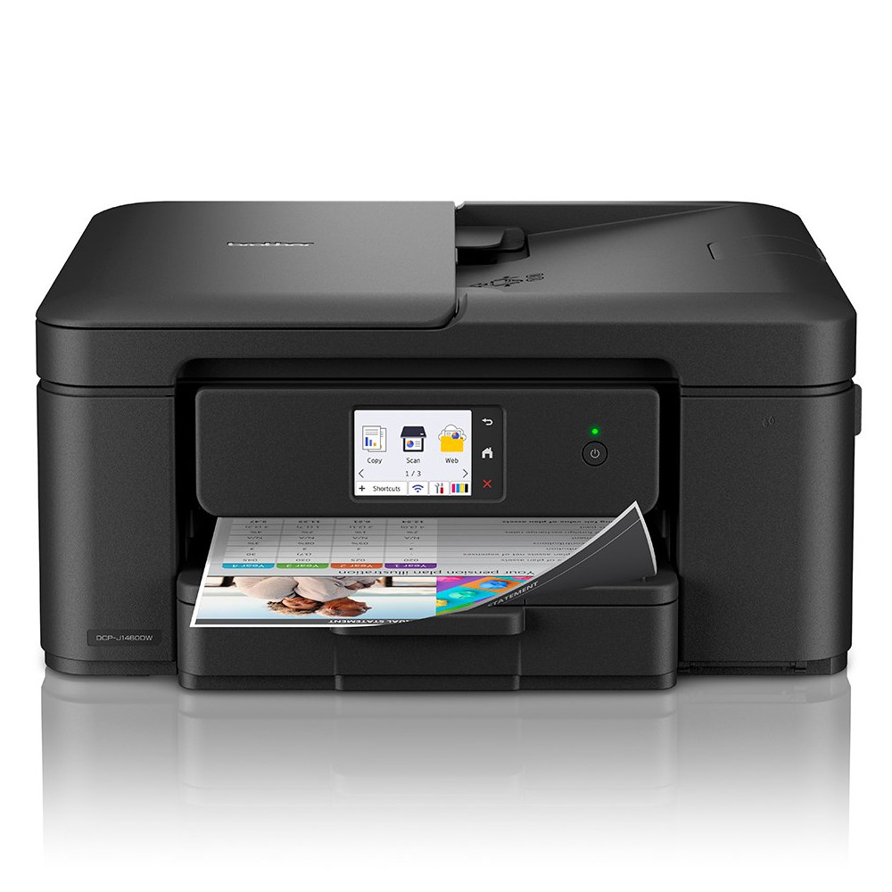 MULTIFUNZIONE BROTHER DCPJ1460DW A4 16ipm 1x150 ADF F/R USB WiFi DCPJ1460DWRE1 BROTHER