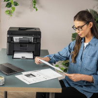 MULTIFUNZIONE BROTHER LASER DCP-L1660W A4 20ppm 1x150 fg ADF USB WiFi Fast Ethernet (inbox 350 pg) DCPL1660WRE1 BROTHER