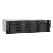 NAS RACK 3U QNAP TS-h1655XeU-RP-8G 12+4 3,5"/2,5" NOHD 2x2.5GBE 1x10GBE BaseT 8GB RAM Intel Atom C5125 8C 2.8GHz 2X550W TS-h1655