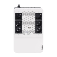 UPS LEGRAND 600VA monofase KEOR MULTIPLUG  con prese standard tedesco autonomia fino a 15 minuti - LG-310081 LG-310081 LEGRAND