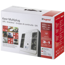UPS LEGRAND 600VA monofase KEOR MULTIPLUG  con prese standard tedesco autonomia fino a 15 minuti - LG-310081 LG-310081 LEGRAND