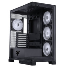CASE ITEK SHOWBUI 45B - GAMING TOWER, ATX, 4x12cm ARGB fan, 2xUSB3, TYPE-C,SYDE & FRONT PANEL TEMP GLASS - ITGCASB45B ITGCASB45B