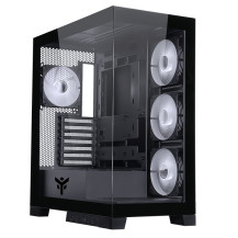 CASE ITEK SHOWBUI 45B - GAMING TOWER, ATX, 4x12cm ARGB fan, 2xUSB3, TYPE-C,SYDE & FRONT PANEL TEMP GLASS - ITGCASB45B ITGCASB45B