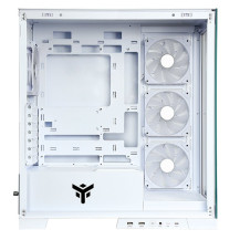 CASE ITEK SHOWBUI 45W-GAMING TOWER, ATX, 4x12cm ARGB fan, 2xUSB3, TYPE-C,SYDE & FRONT PANEL TEMP GLASS WHITE ED. - ITGCASB45W IT