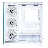 CASE ITEK SHOWBUI 45W-GAMING TOWER, ATX, 4x12cm ARGB fan, 2xUSB3, TYPE-C,SYDE & FRONT PANEL TEMP GLASS WHITE ED. - ITGCASB45W IT