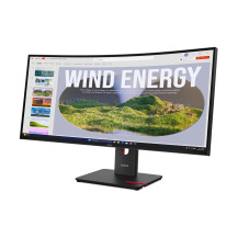 MONITOR LENOVO T34WD-40 64AEGAT1EU 34" VA/WQHD/HDMI,DP,USB-C (96W) + USB-C (15W)/Ethernet 64AEGAT1EU LENOVO