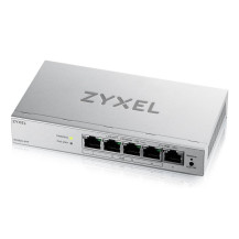 SWITCH ZYXEL GS1200-5HP v3 SMART MANAGED 5P Gigabit(4P PoE fino a 60W ) Easy Management xVLAN,QoS design senza ventole Desktop G