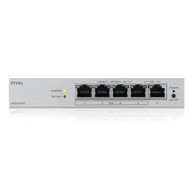 SWITCH ZYXEL GS1200-5HP v3 SMART MANAGED 5P Gigabit(4P PoE fino a 60W ) Easy Management xVLAN,QoS design senza ventole Desktop G
