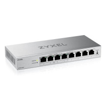 SWITCH ZYXEL GS1200-8HP v3 SMART MANAGED 8P Gigabit(4P PoE fino a 60W ) Easy Management xVLAN,QoS design senza ventole Desktop G
