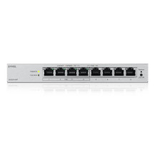 SWITCH ZYXEL GS1200-8HP v3 SMART MANAGED 8P Gigabit(4P PoE fino a 60W ) Easy Management xVLAN,QoS design senza ventole Desktop G