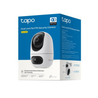 TELECAMERA TP-LINK Tapo C245D Dual Lens Pan/Tilt Wi-Fi 2K Orizz360° Vis Nott 12mt, Smart AI Detection Tapo C245D TP-LINK