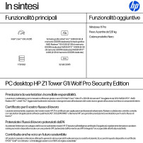 PC WORKSTATION HP Z1 G1i TWR D4TB5ET Ultra 9 285 32GB SSD1TB W11P D4TB5ET HP