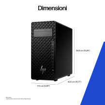 PC WORKSTATION HP Z2 TWR G1i D4TB1ET Ultra 7 265 32GB SSD1TB NVIDIA Quadro RTX A400 4GB W11P D4TB1ET HP