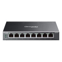 SWITCH TP-LINK OMADA ES208GP 8P POE+ (64W) LAN GIGABIT DESKTOP 10/100/1000Mbps RJ45 Desktop Easy Managed Switch ES208GP TP-LINK