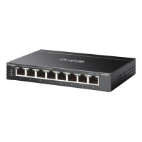 SWITCH TP-LINK OMADA ES208GP 8P POE+ (64W) LAN GIGABIT DESKTOP 10/100/1000Mbps RJ45 Desktop Easy Managed Switch ES208GP TP-LINK