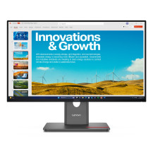 MONITOR LENOVO P24QD-40 64B1GAT1EU 23,8" IPS/QHD/HDMI,DP,USB-C (140W) + USB-C (15W)/Ethernet/Daisy chain/PIVOT 64B1GAT1EU LENOVO