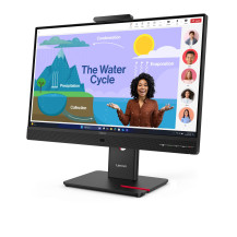 MONITOR LENOVO T24D-4v 64B7UAT1EU 23,8" IPS/FHD/HDMI,DP,USB-C (100W) + USB-C (15W)/VOIP/Speakers/Webcam/Ethernet/Daisy chain 64B