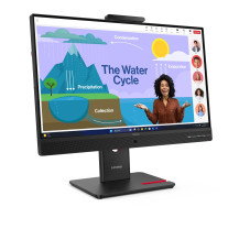 MONITOR LENOVO T24D-4v 64B7UAT1EU 23,8" IPS/FHD/HDMI,DP,USB-C (100W) + USB-C (15W)/VOIP/Speakers/Webcam/Ethernet/Daisy chain 64B