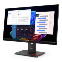 MONITOR LENOVO T27UD-40 64AFGAT2EU 27" PIVOT IPS/UHD/HDMI,DP,USB-C  (96W) + USB-C (15W)/Ethernet 64AFGAT2EU LENOVO