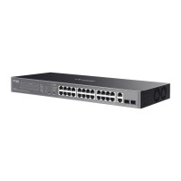 SWITCH TP-LINK OMADA ES228GP 24P PoE+ GIGABIT 10/100/1000Mbps RJ45+2P GIGABIT NO PoE+2P SFP Budget 250W Easy Managed Switch ES22
