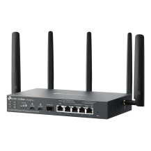 ROUTER TP-LINK ER706WP-4G GIGABIT VPN 4G AX3000 1P GbE SFP WAN/LAN,1P GbE RJ45 WAN, 4P PoE (45W) GbE WAN/LAN RJ45 2Nano SIM slot
