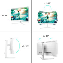 MONITOR PHILIPS EVNIA LED 27" Wide 27M2N3501PA/00 IPS 2560x1440 240Hz 1ms 350cd/m² 1000:1 2x2W MM Reg.H PIVOT 2HDMI DP Gaming 27