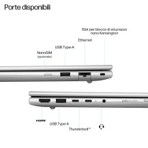 NB HP ELITEBOOK 6 G1i CK1P7ET Ultra 5-225U 14" 16GB SSD512GB LTE LAN W11P*Gar. 3 anni Offsite* CK1P7ET HP