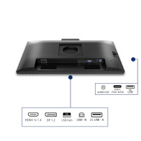 MONITOR PHILIPS LED 23.8"Wide 24B2N3200JH/00 IPS 1920x1080 350cd/mq 1500:1 2x2W MM Webcam Reg.H PIVOT VGA HDMI DP HUB USB 24B2N3