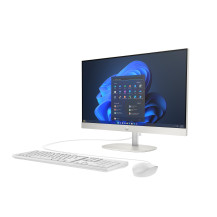 ALL IN ONE HP ProOne 240 G10 D5BD4AT Bianco 23.8" i3-N300 8GB SSD512GB Tastiera Mouse W11**Garanzia 2 anni ON SITE NBD** D5BD4AT